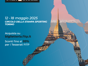 IN VENDITA I BIGLIETTI PER IL PIEMONTE OPEN INTESA SANPAOLO