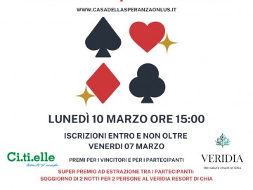 1° TORNEO BURRACO E BRIDGE “INSIEME PER IL REGINA MARGHERITA”